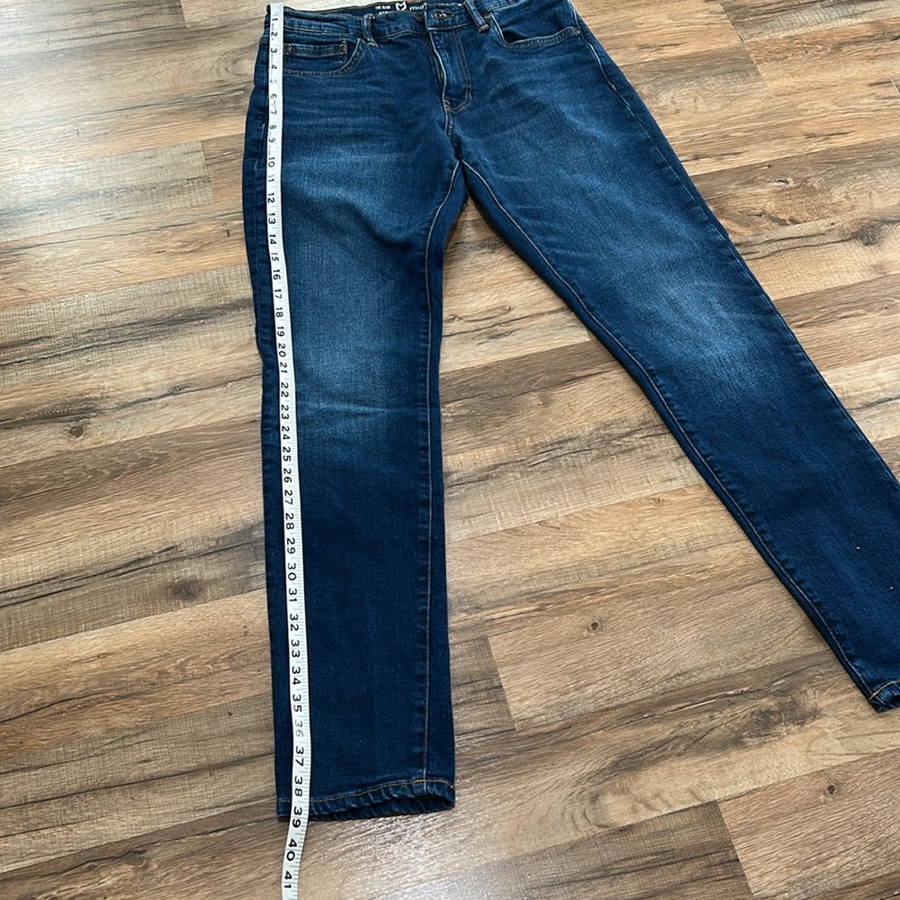 MUTUAL WEAVE THE SLIM MEN  BLUE JEANS  Sz 29 X 32 - Picture 8 of 11